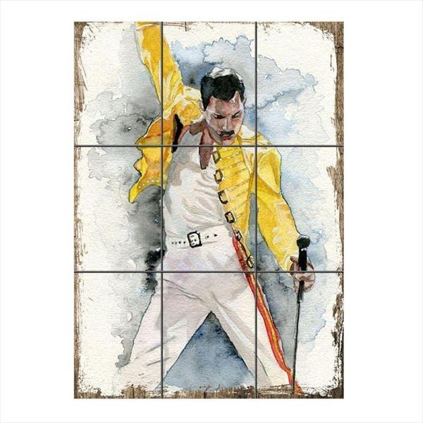 Bedeko Freddie Mercury Temalı 9 Parça Puzzle Tablo - Image 1