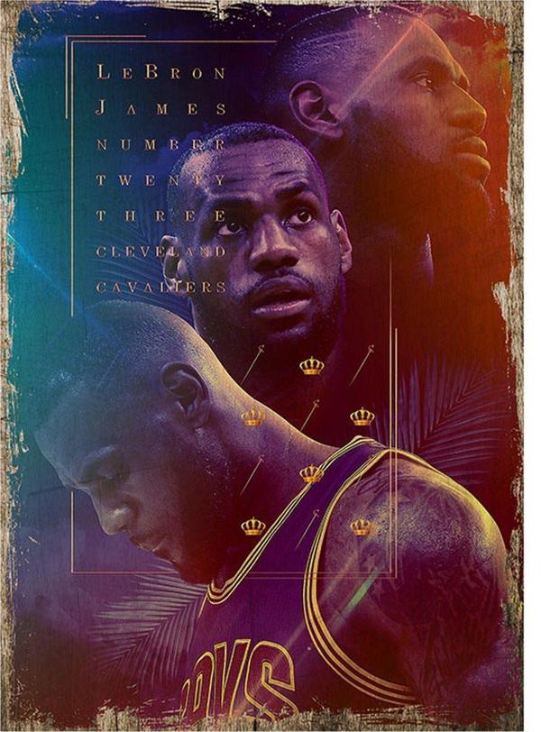 Bedeko Lebron James Desenli Mdf Tablo - Image 1