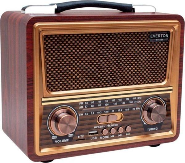 Bluetooth Hoparlör Nostaljik Radyo Sd/usb/fm Şarjlı Radyo Mp3 Çalar - Image 1