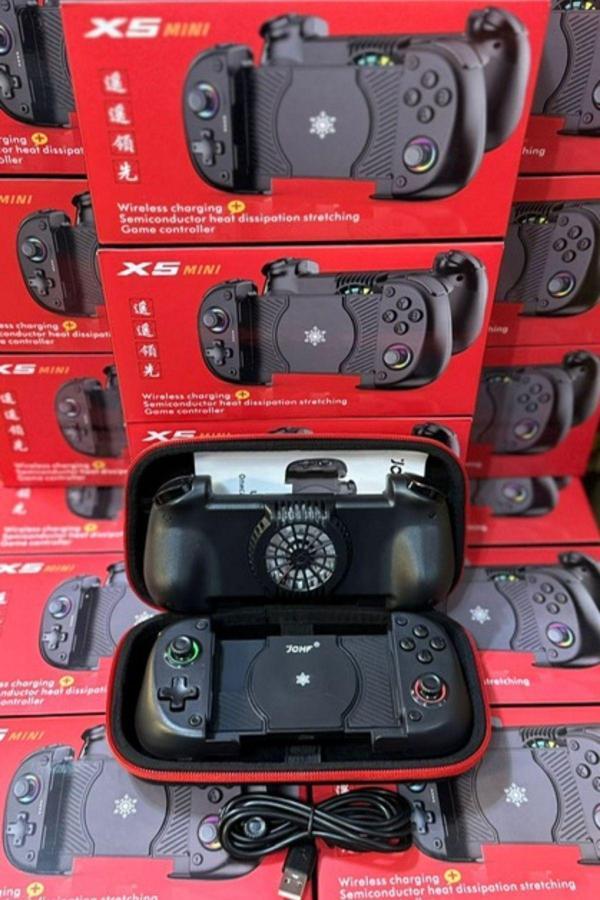 X5 MİNİ TELEFON KONTROL YARDIMICI KONSOL WİRELESS ŞARJLI SOĞUTUCULU - Image 1
