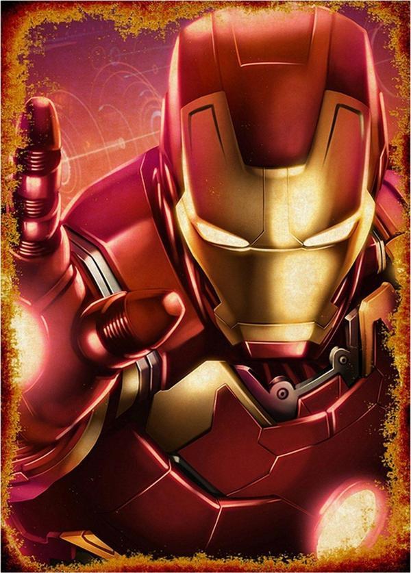 Bedeko Ironman Tasarım Ahşap Tablo - Image 1