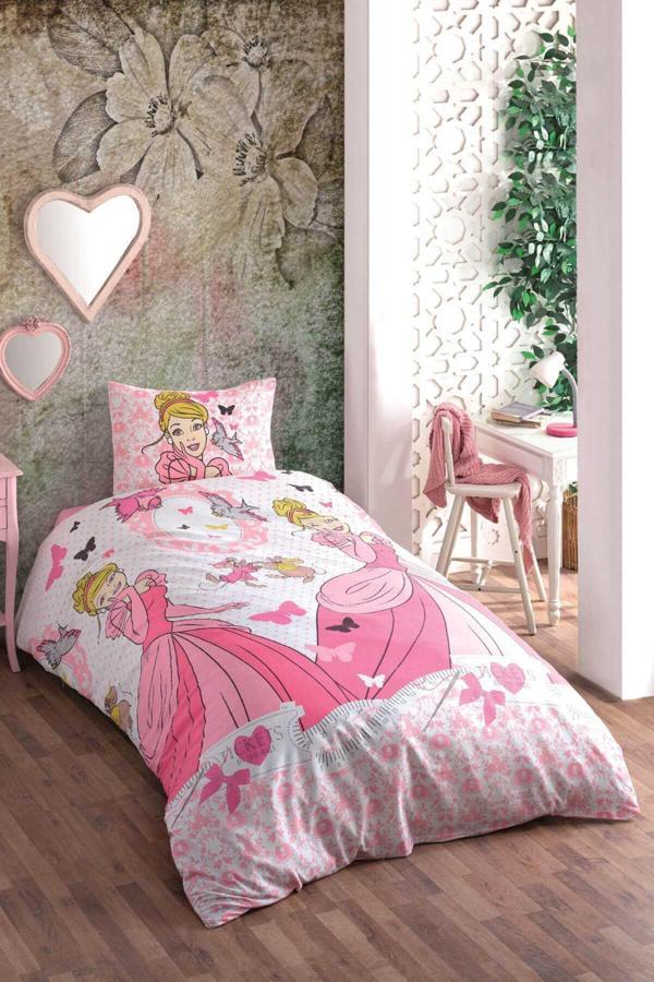 Mira Home Tek Kişilik Genç Kız Çocuk Nevresim Takımı Prenses - Image 1