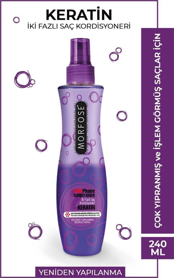 morfose Çift Fazlı Fön Suyu Keratin 240 ml - Image 1
