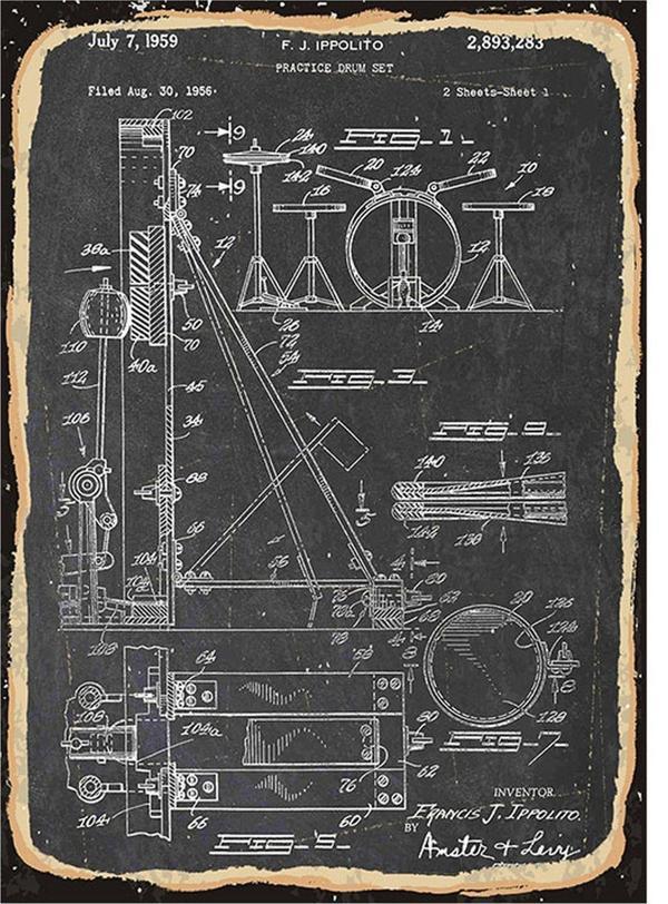 Bedeko Practice Davul Seti Model Mdf Tablo - Image 1