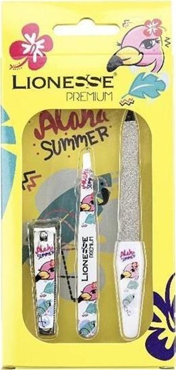 Lionesse 3'lü Törpü Cımbız Tırnak Makası Set 122 - Image 1