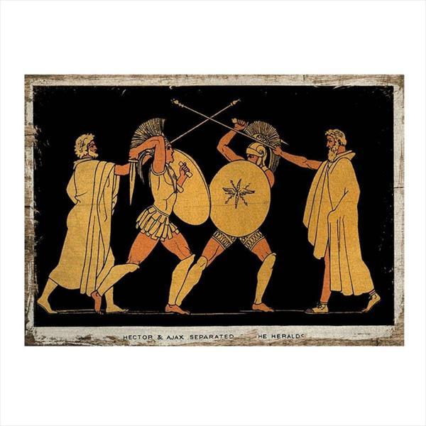 Bedeko Antik Yunan Savaşı Mdf Tablo 50Cm X 70Cm - Image 1