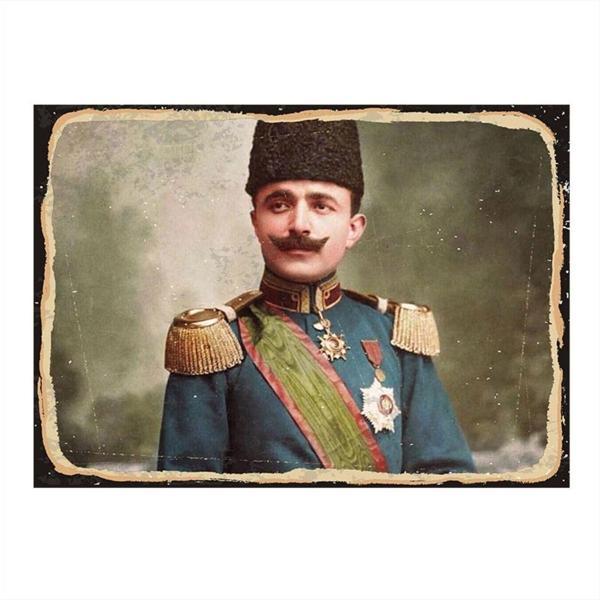 Bedeko Enver Paşa Dekoratif Ahşap Tablo 50Cm X 70Cm - Image 1