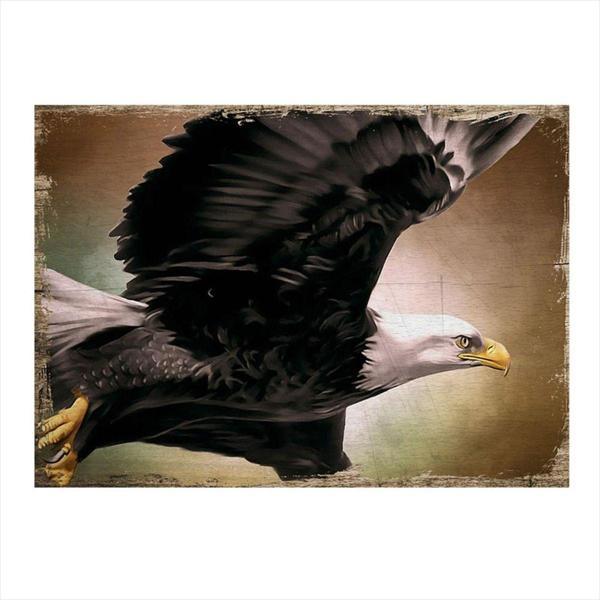 Bedeko Kara Kartal Art Mdf Poster 50Cm X 70Cm - Image 1