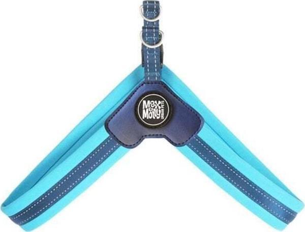 Max & Molly Q-Fit Matrix Sky Blue Göğüs Tasması - Image 1