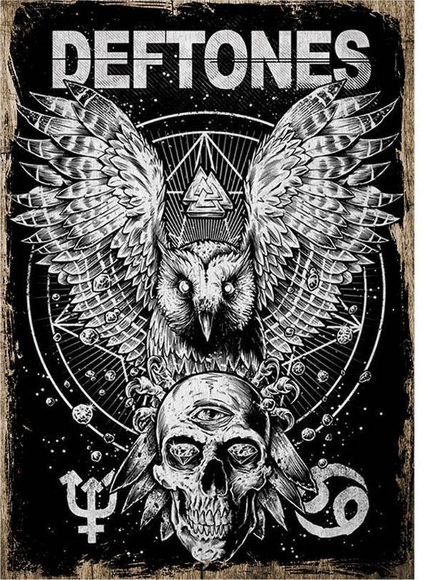 Bedeko Deftones Modern Ahşap Tablo - Image 1