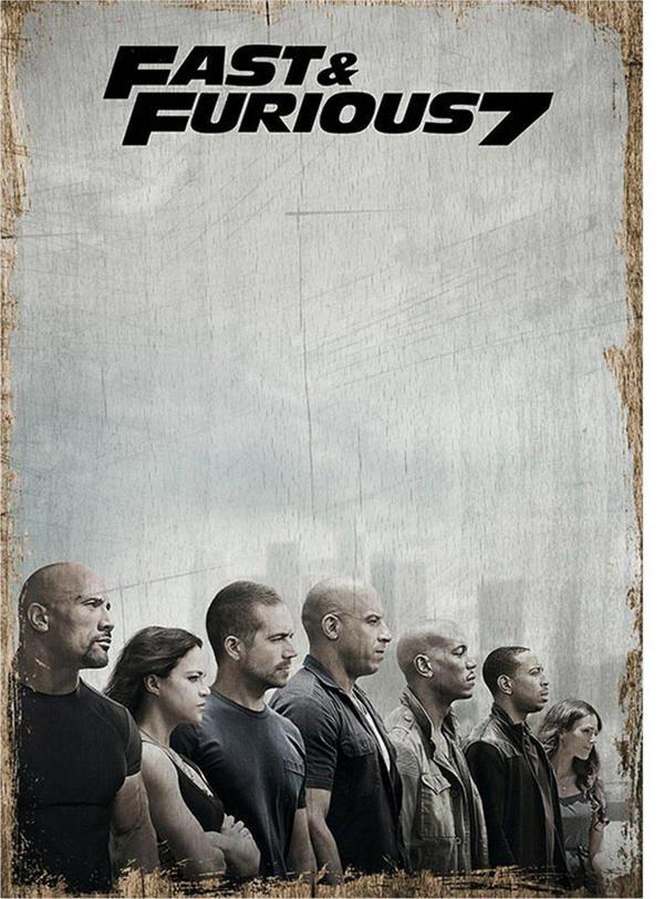 Bedeko Fast And Furious 7 Hediyelik Mdf Tablo - Image 1