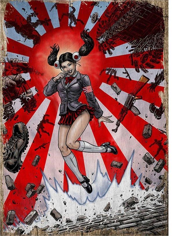 Bedeko Japon Kız Art Mdf Poster 50Cm X 70Cm - Image 1