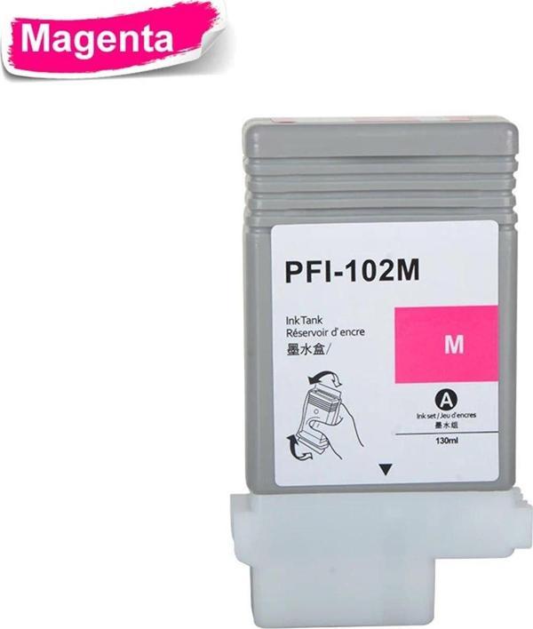 BK Canon PFI-102M/0897B001 MG Kırmızı Muadil Kartuş - Image 1