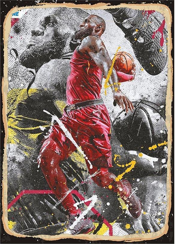 Bedeko Lebron James Mdf Poster 50Cm X 70Cm - Image 1