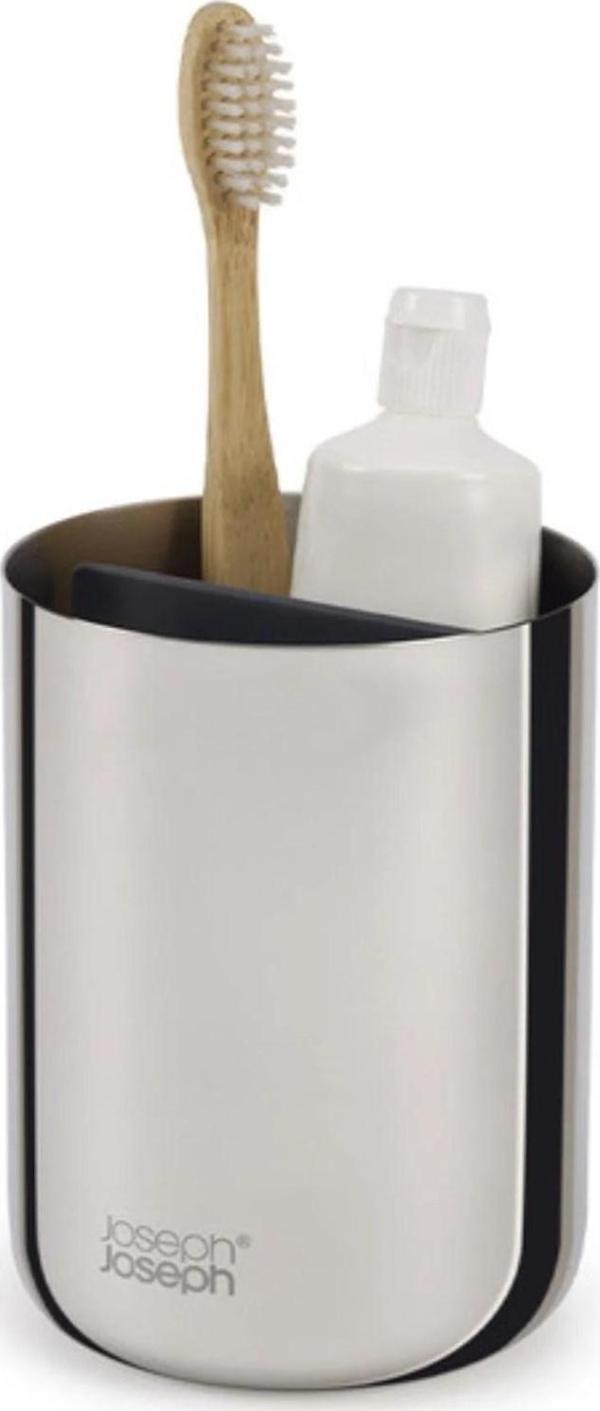 Joseph Joseph 70580 EasyStore Luxe Diş Fırçalık Caddy Çelik - Image 1
