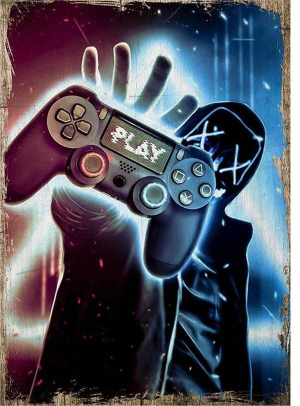Bedeko Playstation Hediyelik Mdf Tablo - Image 1