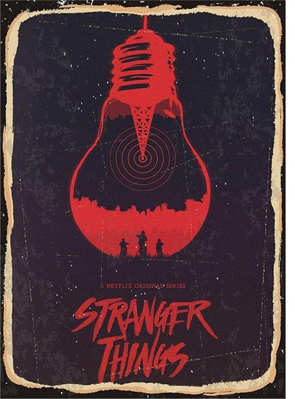 Bedeko Stranger Things Netflix Desenli Ahşap Tablo 50Cm X 70Cm - Image 1