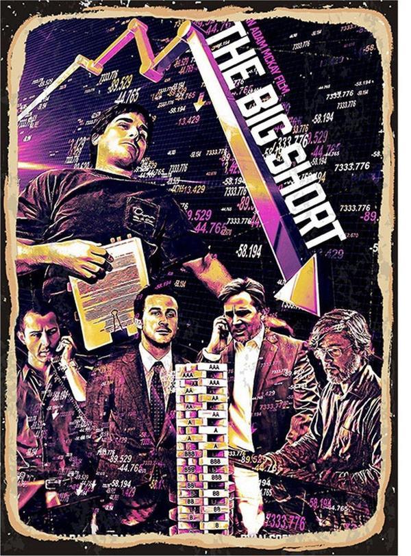 Bedeko The Big Short Mdf Poster 50Cm X 70Cm - Image 1