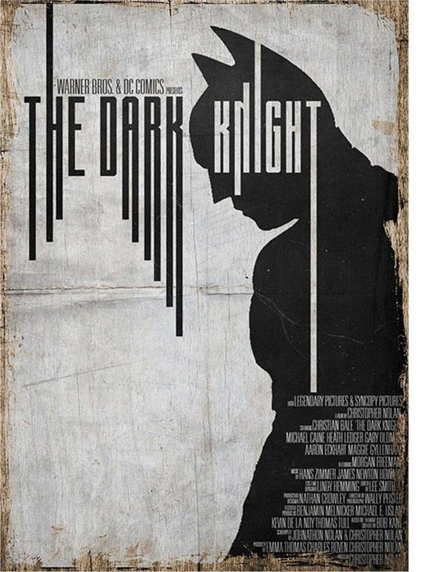 Bedeko The Dark Knight Art Mdf Poster 50Cm X 70Cm - Image 1