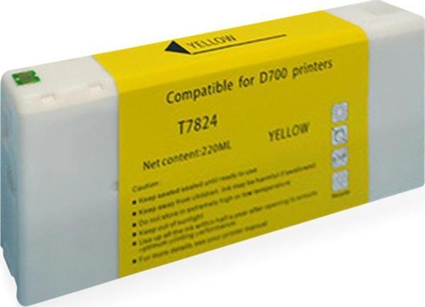 BK Epson T7824 Surelab SL- D700 Uyumlu Sarı Kartuş - Image 1