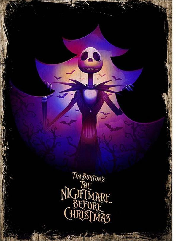 Bedeko The Nightmare Before Christmas Desenli Ahşap Tablo 50Cm X 70Cm - Image 1