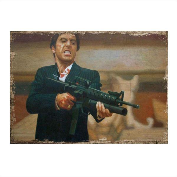 Bedeko Tony Montana Hediyelik Mdf Tablo 50Cm X 70Cm - Image 1