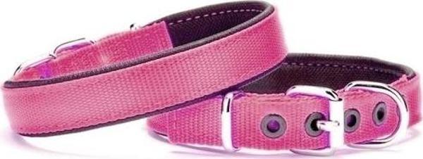 Yumuşak Doku Köpek Boyun Tasması 1,5/35 cm Pembe - Image 1