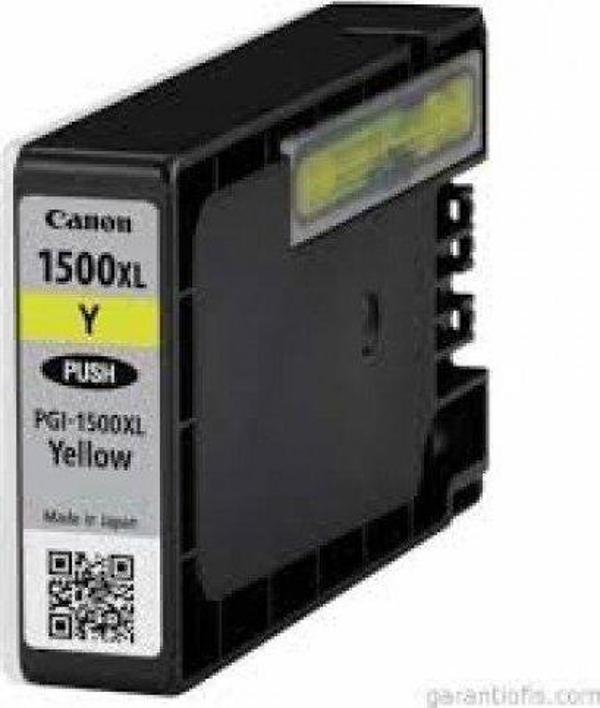 BK Orijinal CANON PGI 1500 SARI KARTUŞ - Maxify MB2050 / MB2350 / MB2150 / MB2750 / 2755 - Image 1