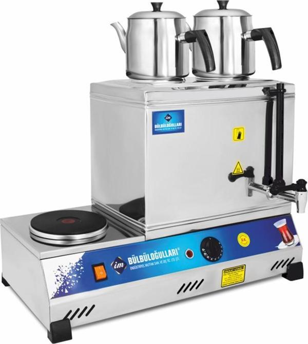 Bülbüloğulları 25lik Kaynaklı Elektrikli Pleytli Çay Kazanı - Image 1