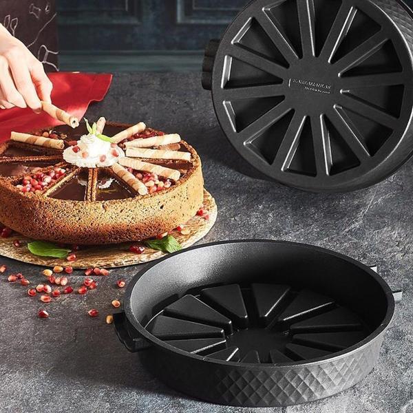Kahramanlar Lizbon Black Titanyum Kek Kalıbı - 27 Cm - Image 1