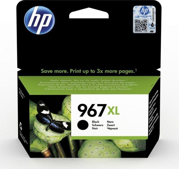 HP 967XL Yüksek Kapasiteli Siyah Orijinal Mürekkep Kartuşu - Image 1