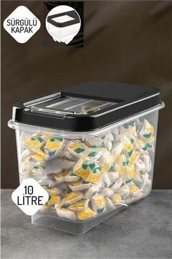 ModaCar Reagan Tablet ve Deterjan Saklama Kutusu 10 lt ANTRASİT - Image 1