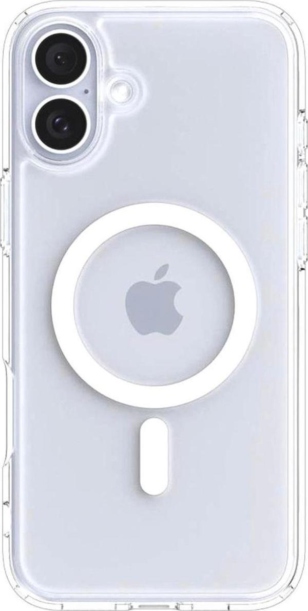 iPhone 16 Kılıf Crystal MagSafe Özellikli Şeffaf - Image 1