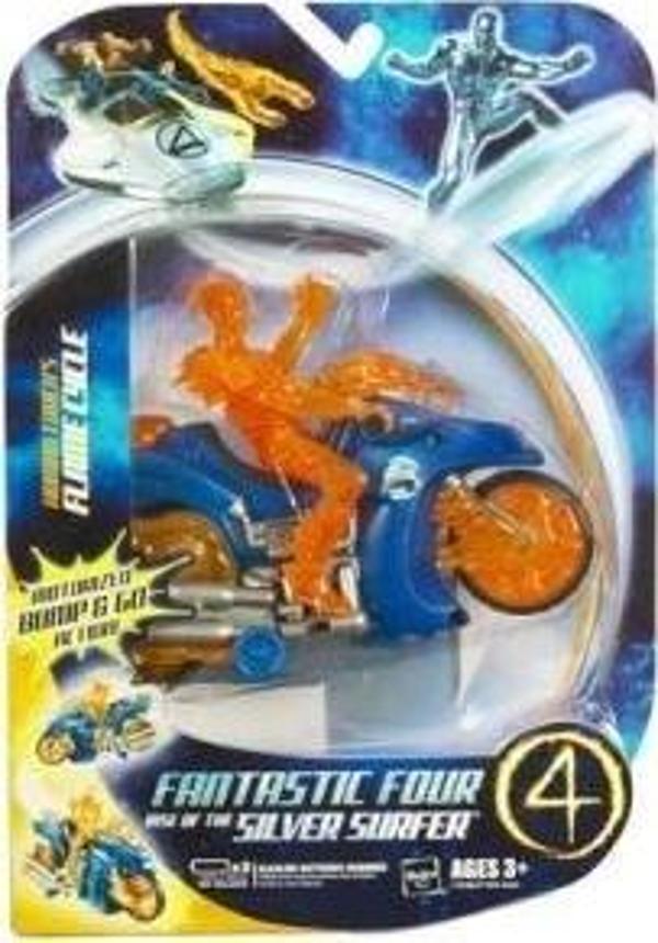 Fantastic 4 Human Torch Action Figure Motorcycle - 15 cm - Image 1