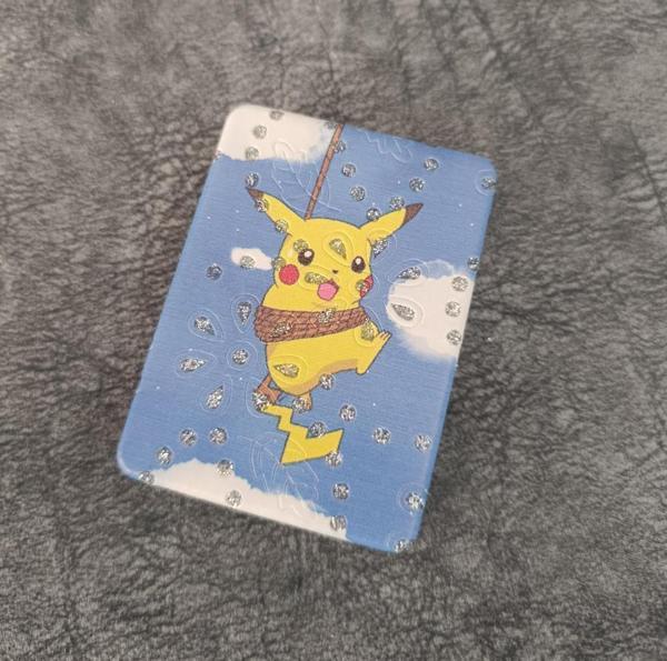 Cep Ayna Pokemeon Pikachua Makyaj Çanta Seyahat Taşınabilir Ayna Kozmetik Büyüteç Kompakt    - Image 1