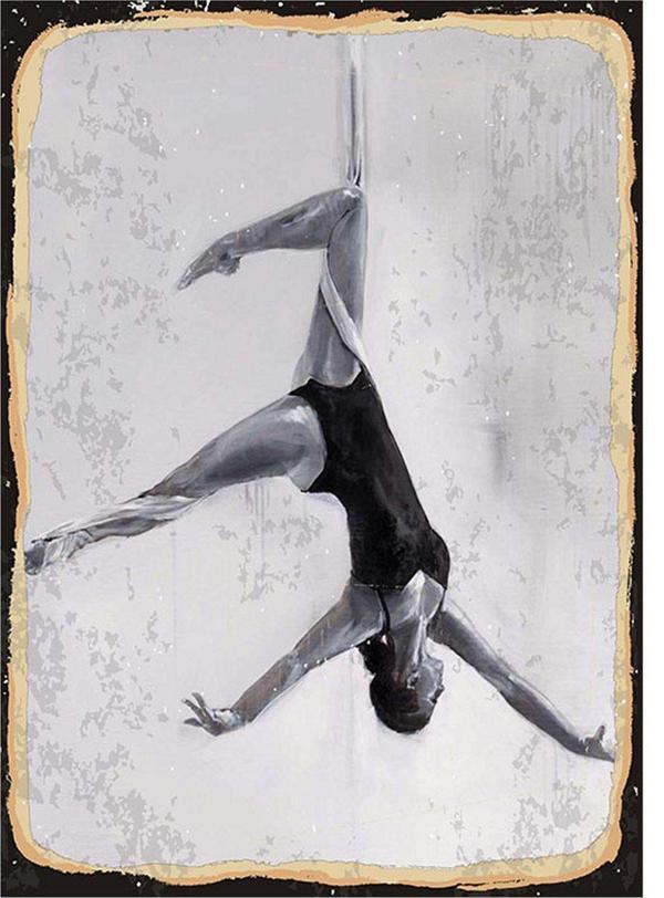 Bedeko Dans Eden Kadın Art Mdf Tablo - Image 1