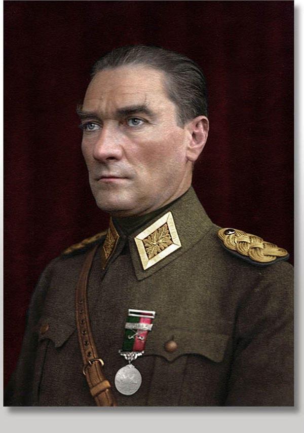 Bedeko Ahşap Tablo Mustafa Kemal Atatürk - Image 1