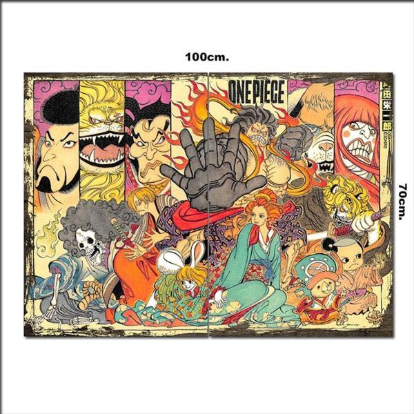 Bedeko Ahşap Tablo One Piece Of Luffy 70*100Cm - Image 1