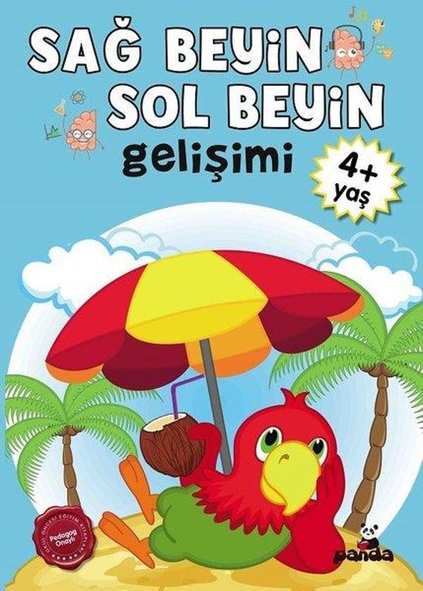 4 Yaş Sağ Beyin - Sol Beyin Gelişimi - Panda - Image 1