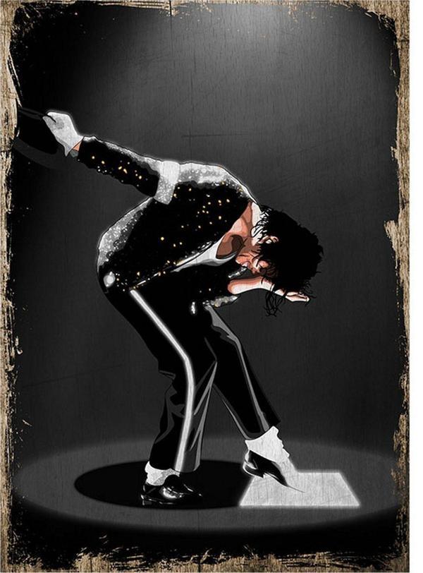 Bedeko Michael Jackson Mdf Tablo - Image 1
