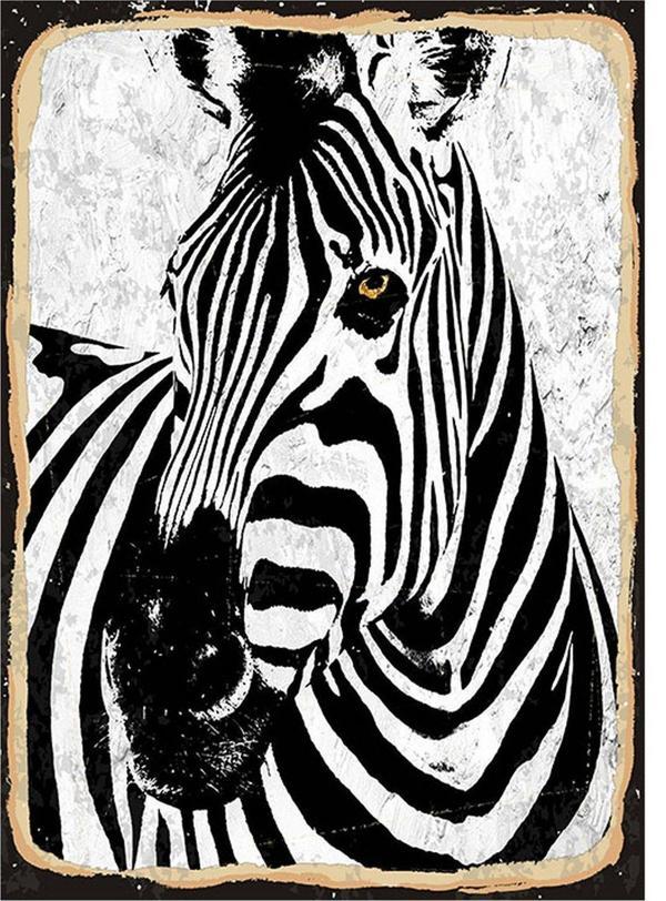 Bedeko Zebra Mdf Poster - Image 1