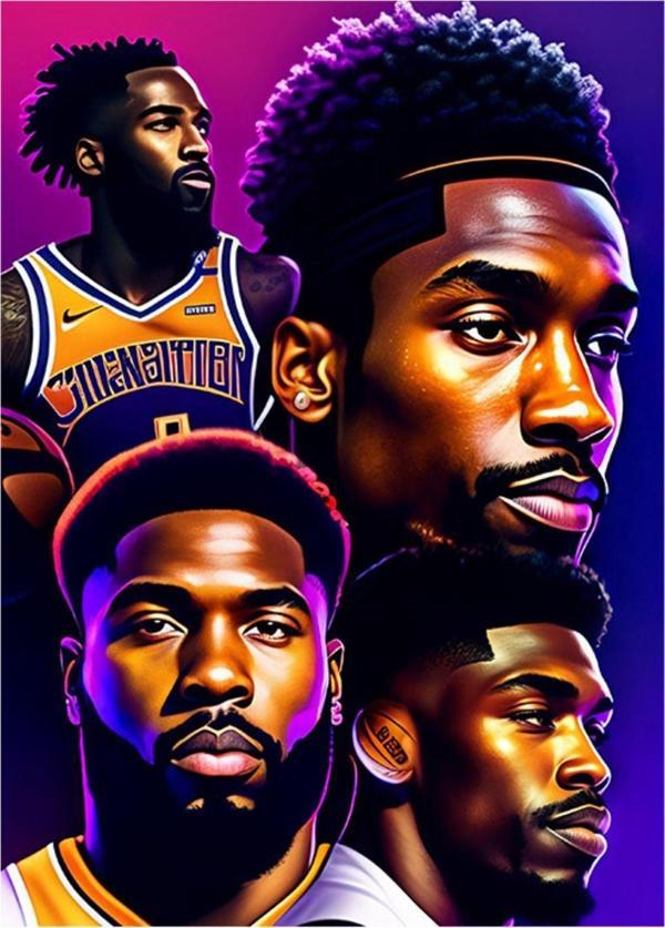 Bedeko Basketbol Temalı Ahşap Tablo - Image 1
