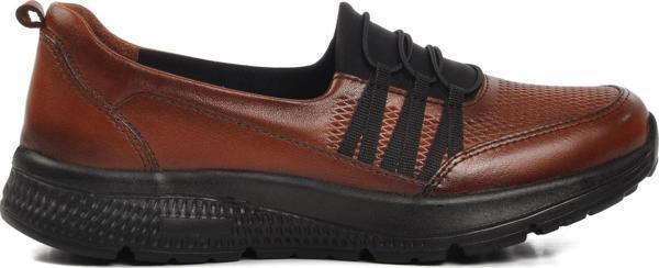 Ayakmod 017-D Taba Hakiki Deri Kadın Günlük Ayakkabı - Image 1