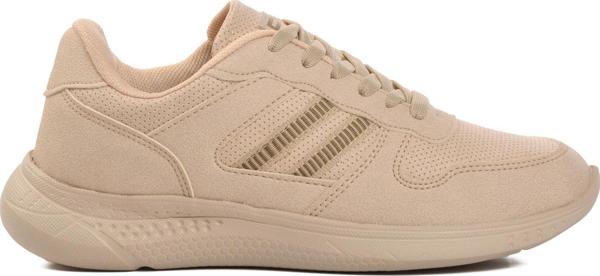 Ayakmod 011 Bej Unisex Bağcıklı Sneaker - Image 1