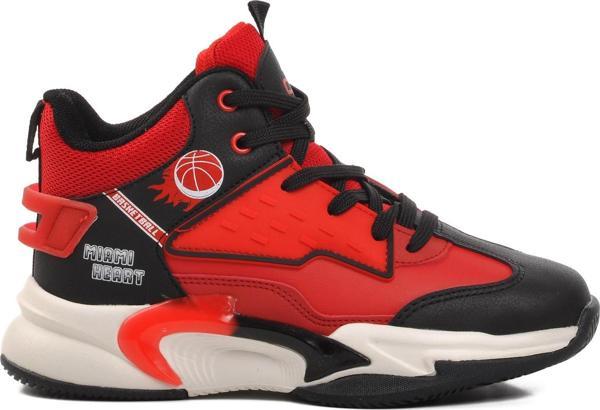Ayakmod London-25K-F Kırmızı Çocuk Basketbol Ayakkabısı - Image 1