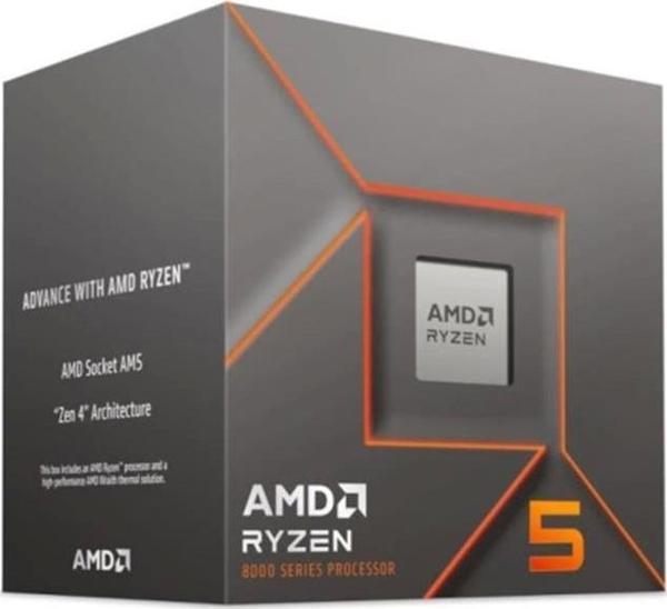 Amd Ryzen 5 8400f 4.2ghz 16mb 65w Am5 Fanlı - Image 1