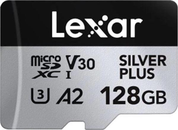 128gb Lexar Lmssıpl128g-bnang Hıgh-performance Sılver Plus Mıcrosdxc Uhs-ı Up To 205mb/s Read 150mb/ - Image 1