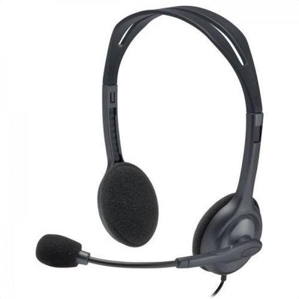 Logıtech H111, 981-000593, 3,5mm Jac, Çağrı Merkezi, Ofis, Toplantı, Konuşmacı Tipi, Microfonlu Kula - Image 1