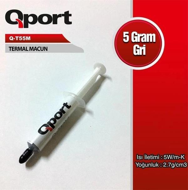 Qport Q-t55m 5 Gram 5w/m-k 2.7/cm3 Termal Macun - Image 1