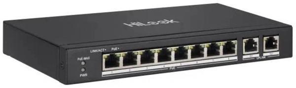 Hılook Ns-0310p-60(b), 10port, Megabit, 8 Port Poe, 60w, +2 Port Gigabit Uplink, Long Range 250metre - Image 1